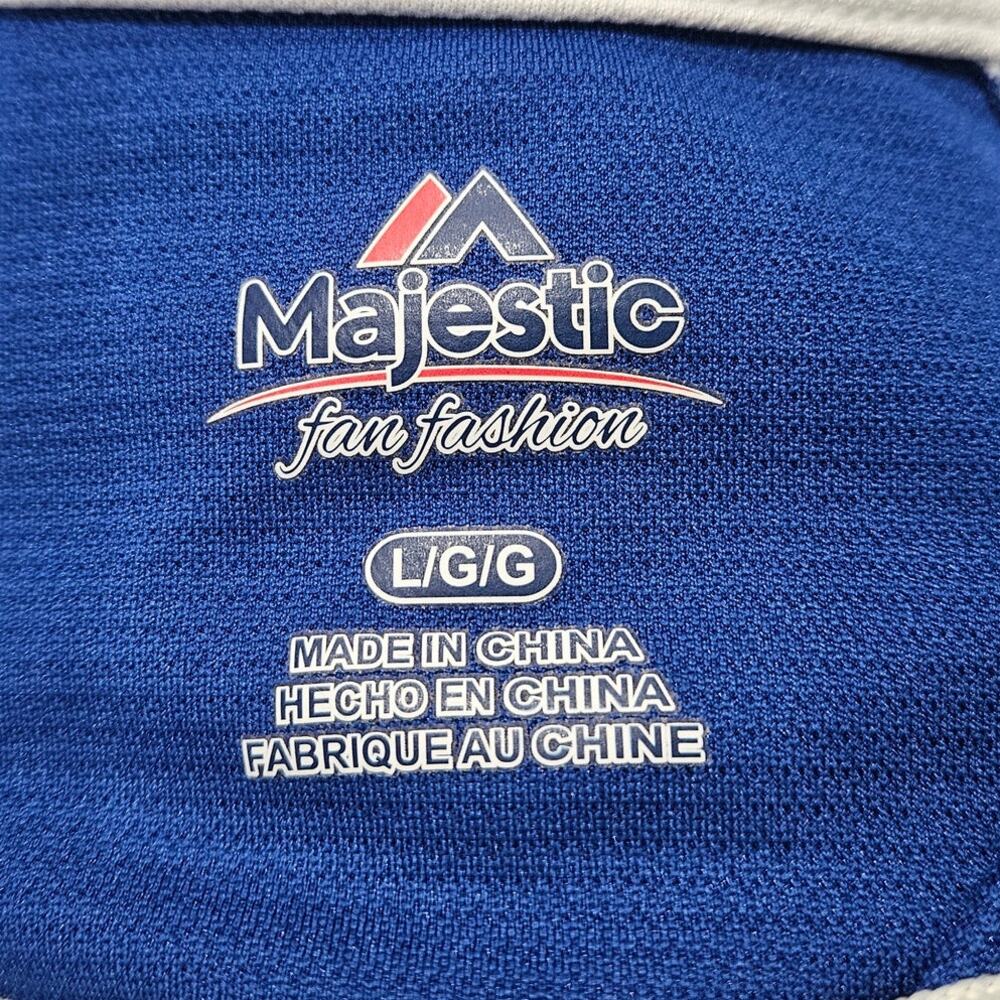 Majestic NY Giants Lace-Up Bling Jersey Size L - Picture 4 of 8